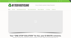 Desktop Screenshot of hitechrecycling.com